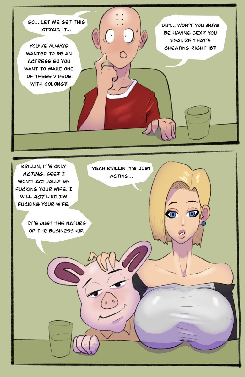 Oolong And Android 18 - Cucking Krillin Comic Porn #5BXMJzor