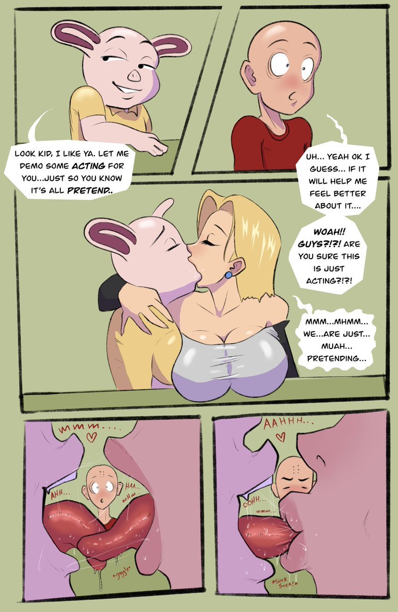 Oolong And Android 18 - Cucking Krillin Comic Porn #R2Es8X3A